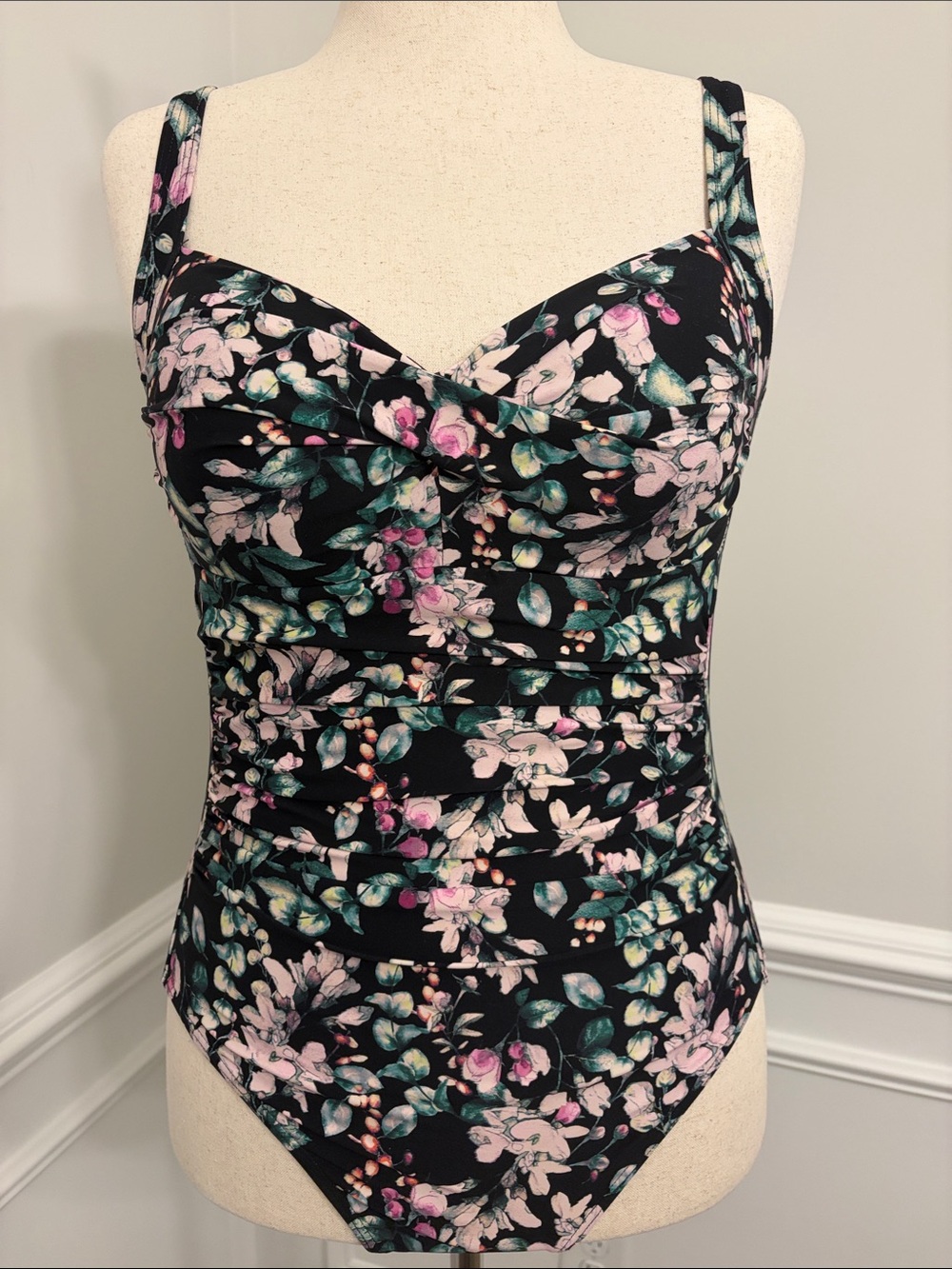 Niptuck Swim Floral One-Piece Swimsuit | size 12